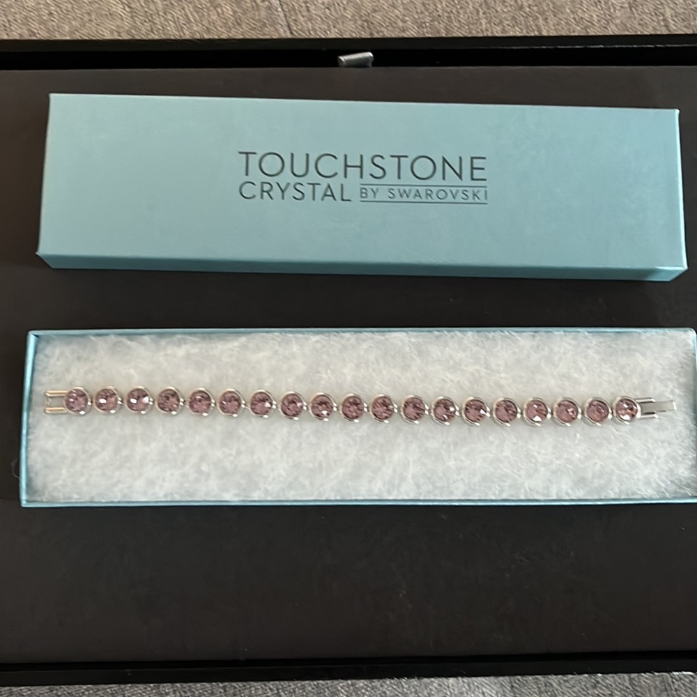 Swarovski Touchstone Crystal Ice Bracelet Light Rose